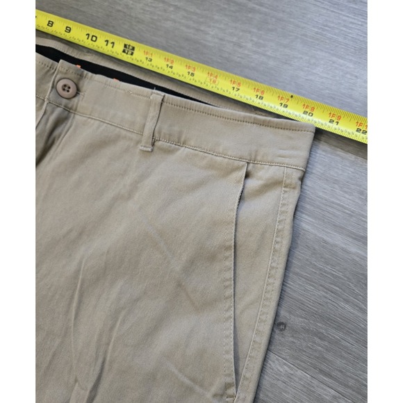 NEW Architect Active Flex Straight Leg Cargo Pants Men's 40x30 Beige Flat Front - Picture 9 of 13